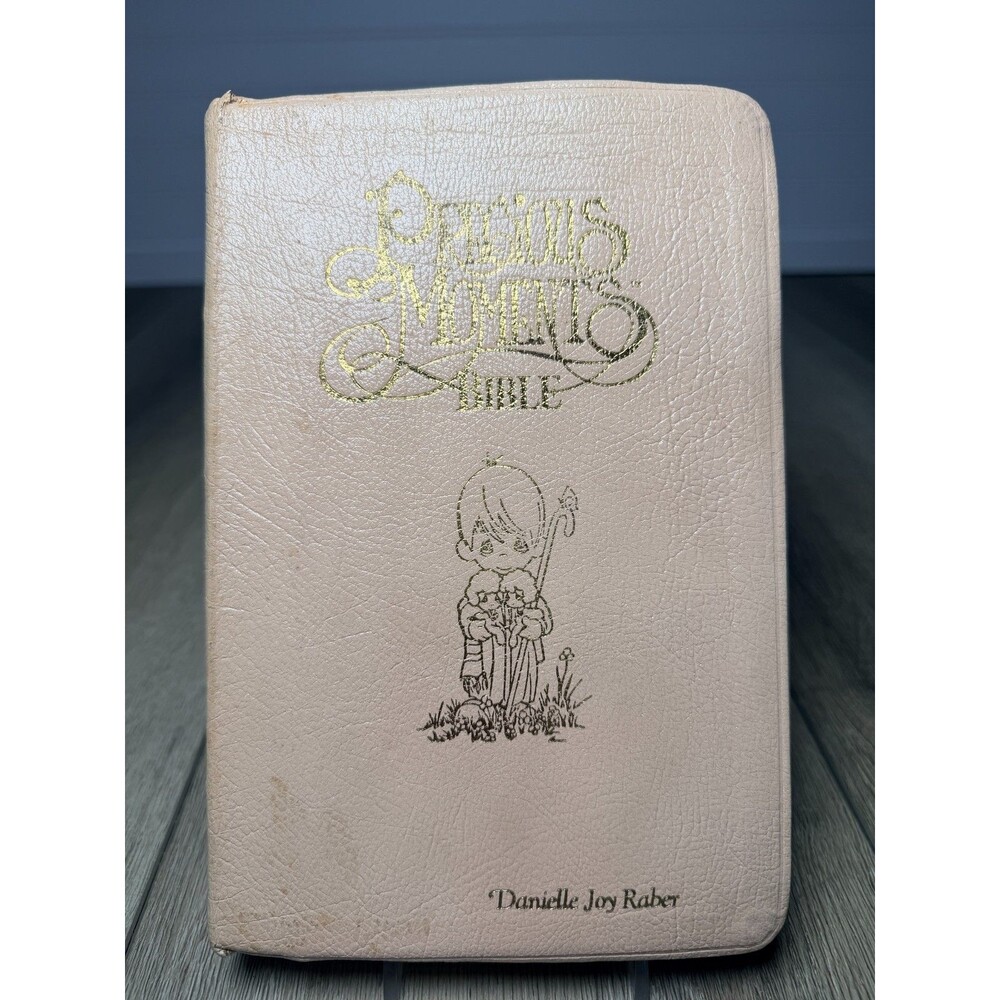 Precious Moments New King James Version Bible Keepsake Edition Pink Mist